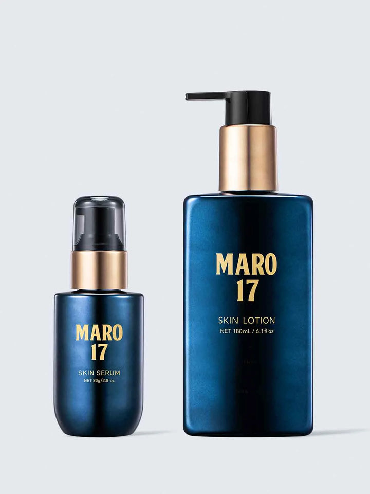 【洗顔後の2ステップ】スキンローション & 薬用スキンセラム MARO17 マーロ17