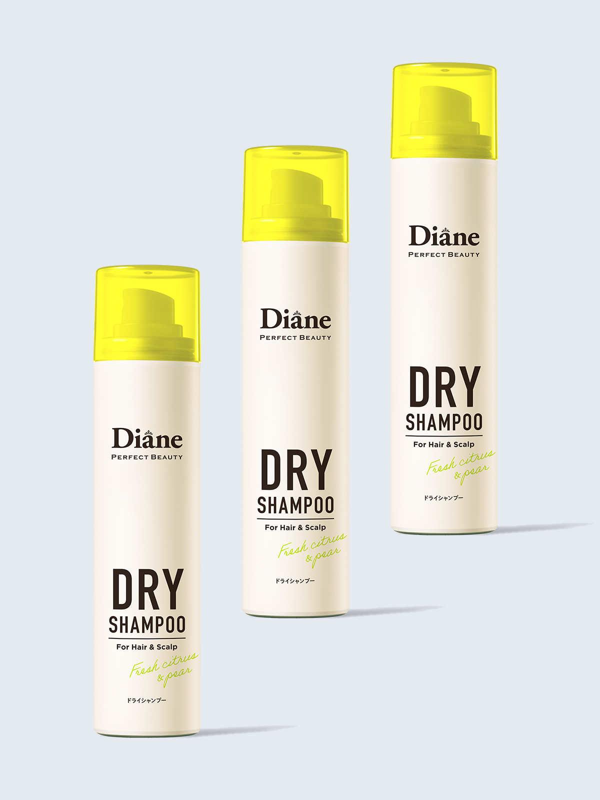 ドライシャンプー [水のいらないシャンプー] フレッシュシトラスペアの