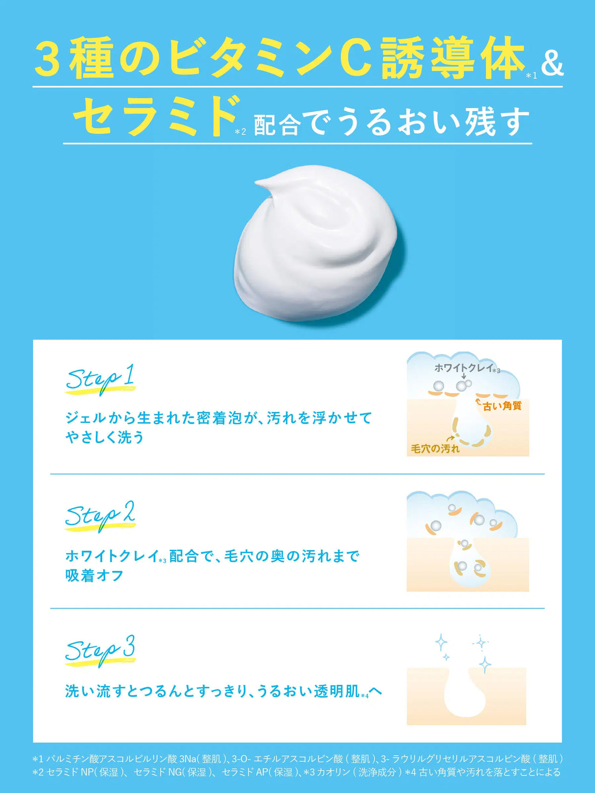 モイストC ジェル泡洗顔 リラックスハーブの香り リッツ 150ML