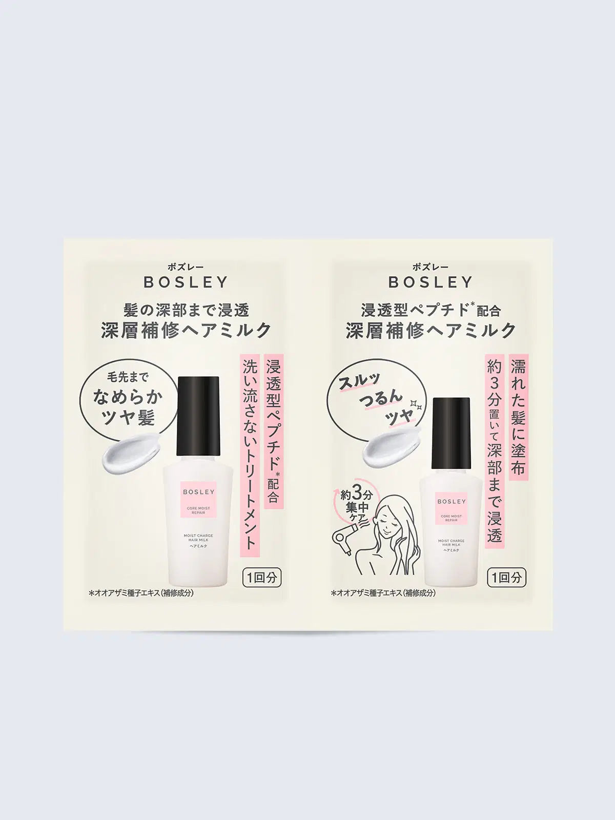 コアモイストリペア チャージミルク お試し分包 ボズレー 2ml×2