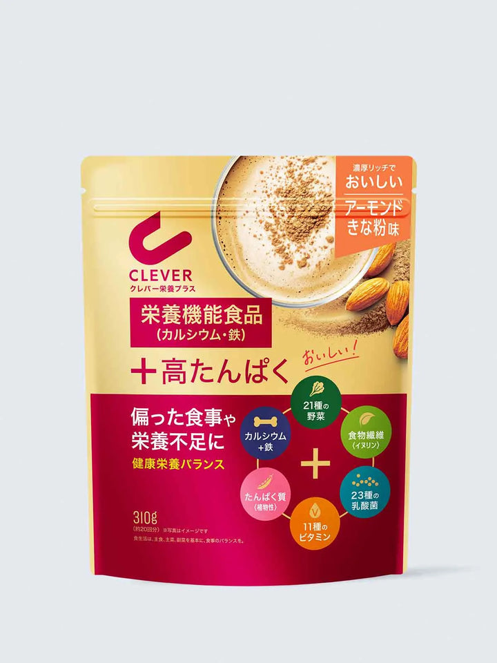 栄養プラス アーモンドきな粉味 310G クレバー