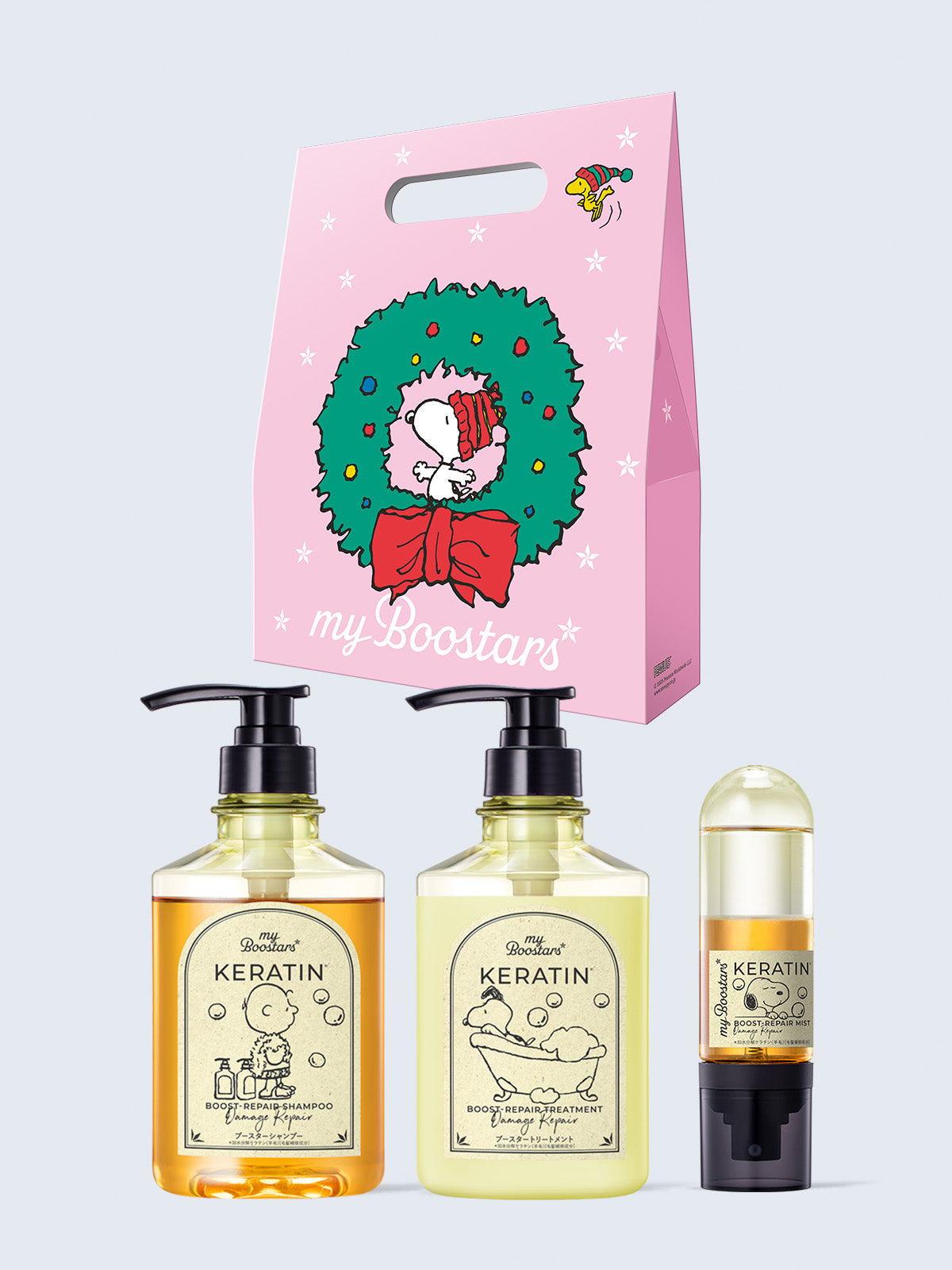 PEANUTSコラボ：ケラチン】クリスマスアートギフトボックス