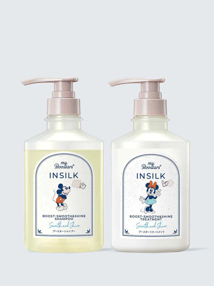 【Disney限定デザイン】インシルク ブースター シャンプー&トリートメント ペアー&ムスクの香り マイブースターズ 400mL×2