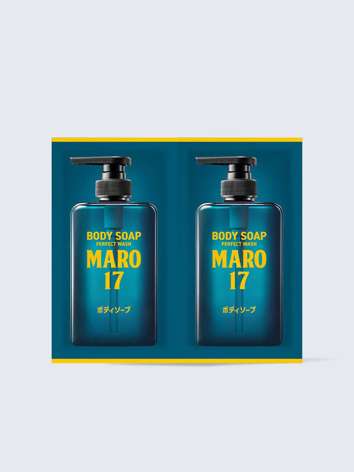 ボディソープ パーフェクトウォッシュ ベルガモット&レモンの香り MARO17 マーロ17 トライアル10ml✕2