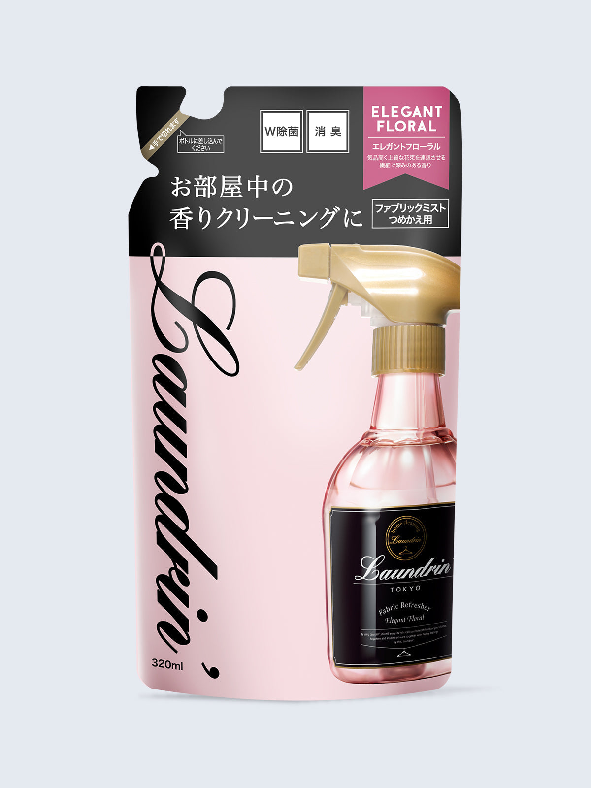 ファブリックミスト 詰替 エレガントフローラル ランドリン 320mL