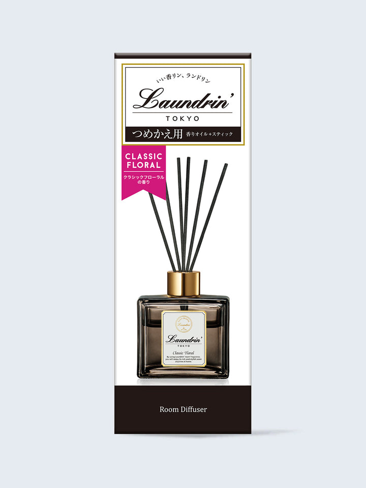 ルームディフューザー 詰替 クラシックフローラル ランドリン 80mL
