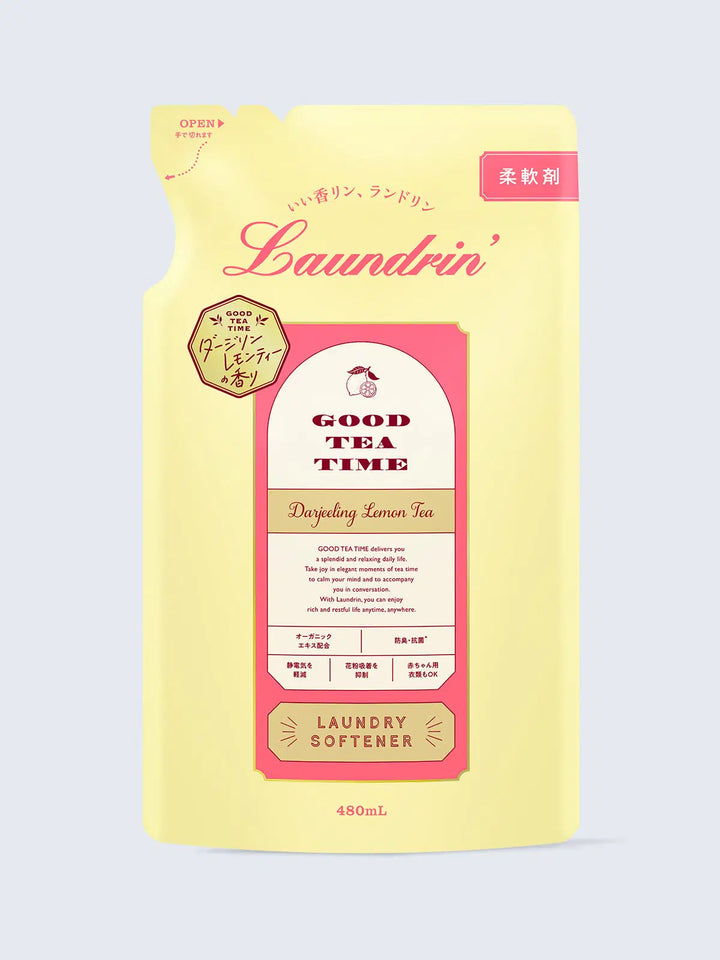 柔軟剤 ダージリンレモンティー 詰替 ランドリン 480mL