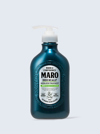 【医薬部外品】薬用 トリートメント [頭皮ケア] グリーンミントの香り MARO マーロ デオスカルプ 480mL