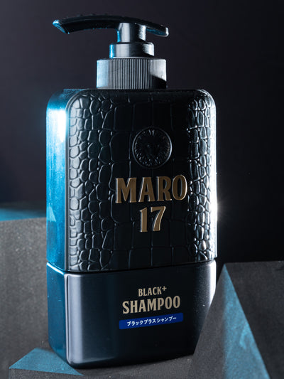 シャンプー ブラックプラス [ハリコシのある黒髪へ] ジェントルミントの香り MARO17 マーロ17 350mL
