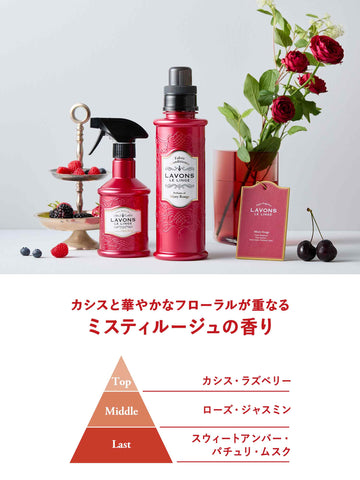 ファブリックミスト ミスティルージュの香り ラボン 370mL - NatureLab