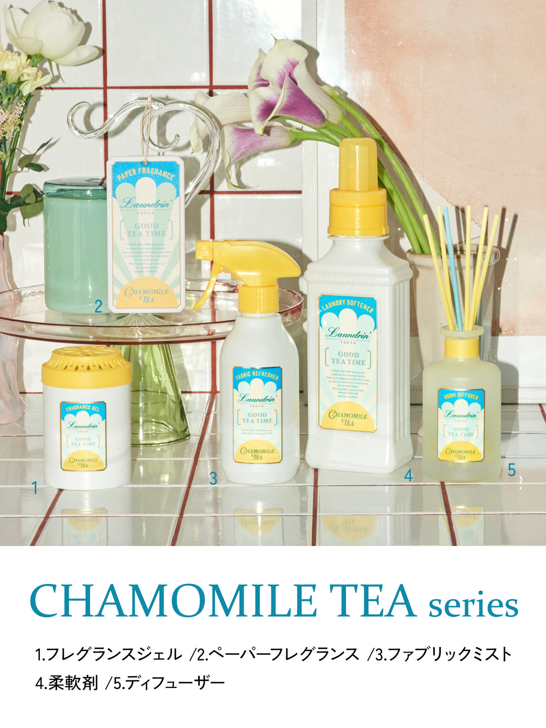 柔軟剤 カモミールティー ランドリン 600ML - NatureLab Store
