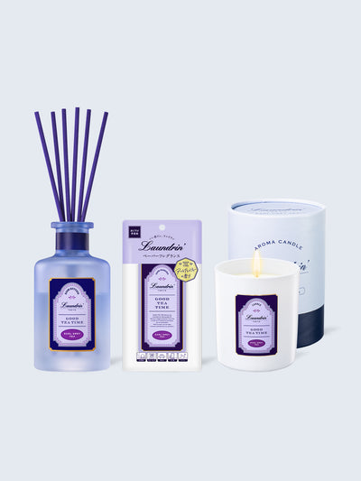 アールグレイティーの香り TEAキャンドル&DF&ペーパー 3点セット