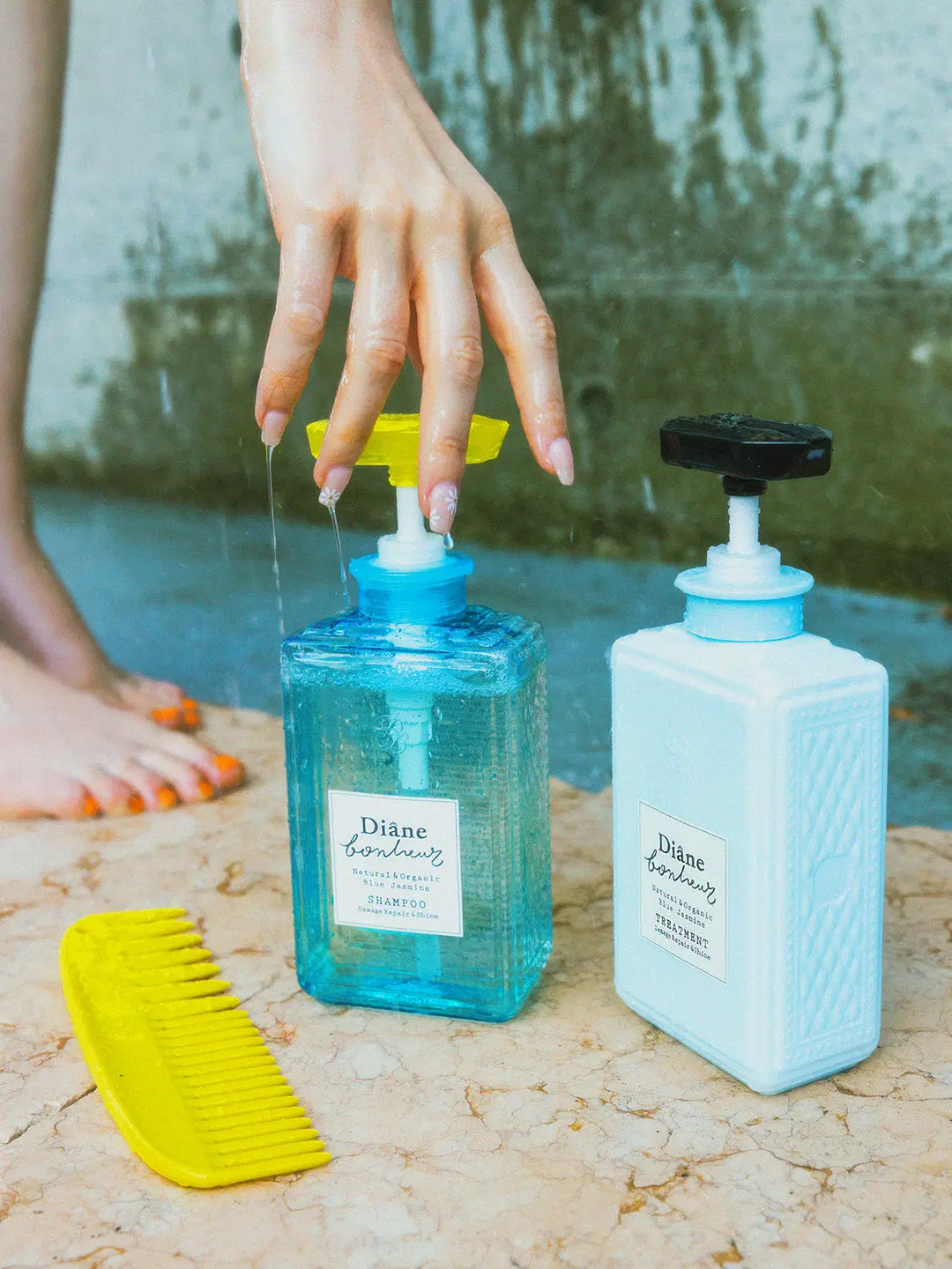 シャンプー＆トリートメント [ダメージリペア＆シャイン] ブルージャスミンの香り ダイアンボヌール 500mL×2