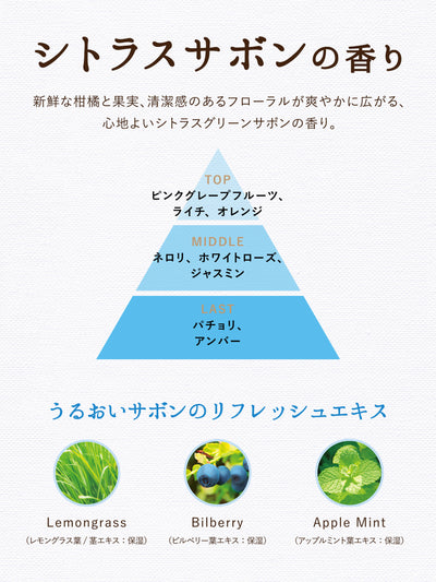 ボディソープ [敏感肌もやさしく洗う] シトラスサボンの香り ダイアンボタニカル リフレッシュ&モイスト詰替 720mL