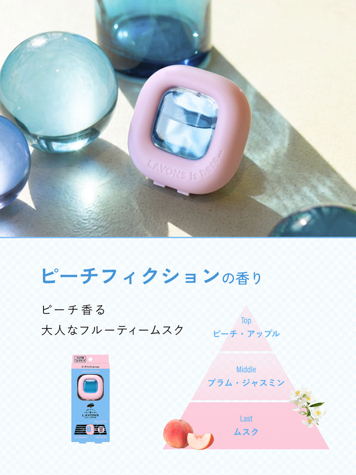 クルマ用フレグランス [車用 クリップタイプ] ピースフィクションの