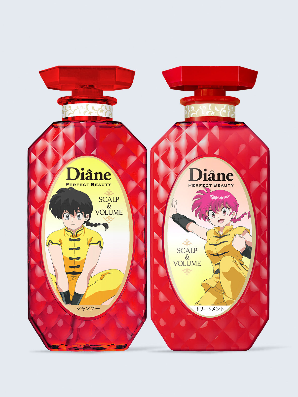 【らんま1/2 コラボ】パーフェクトビューティー エクストラスカルプ＆ボリューム シャンプー＆トリートメントセット ダイアン 450mL×2