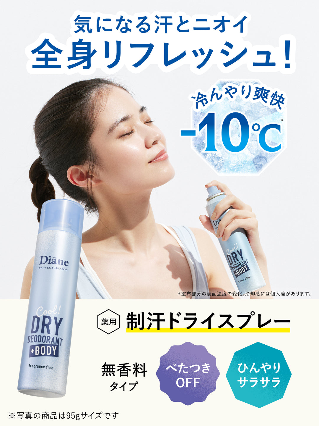 薬用デオドラントドライスプレー クール 無香料【医薬部外品