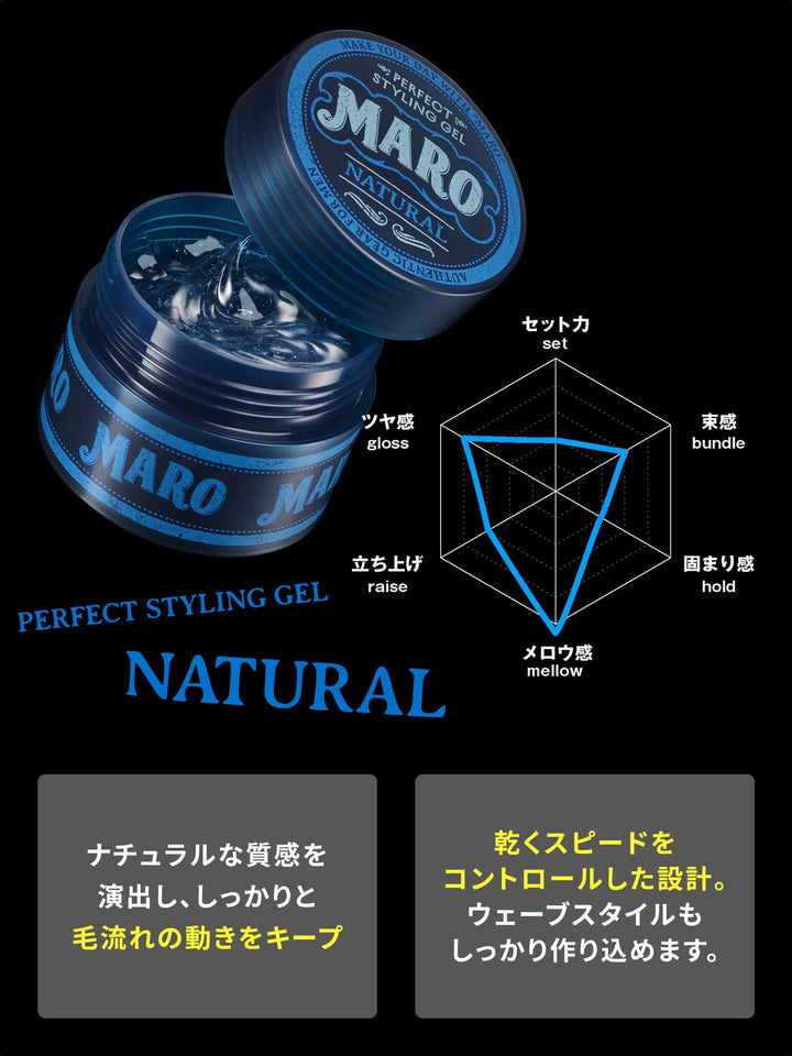 パーフェクトスタイリング ジェル ナチュラル MARO マーロ 80G