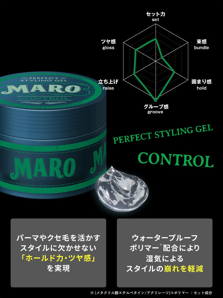 スタイリング剤 maru パーフェクトスタイリング ジェル コントロール MARO マーロ 80G