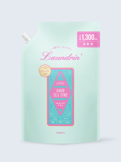 柔軟剤 ホワイトティー ランドリン 詰替 大容量 1300mL