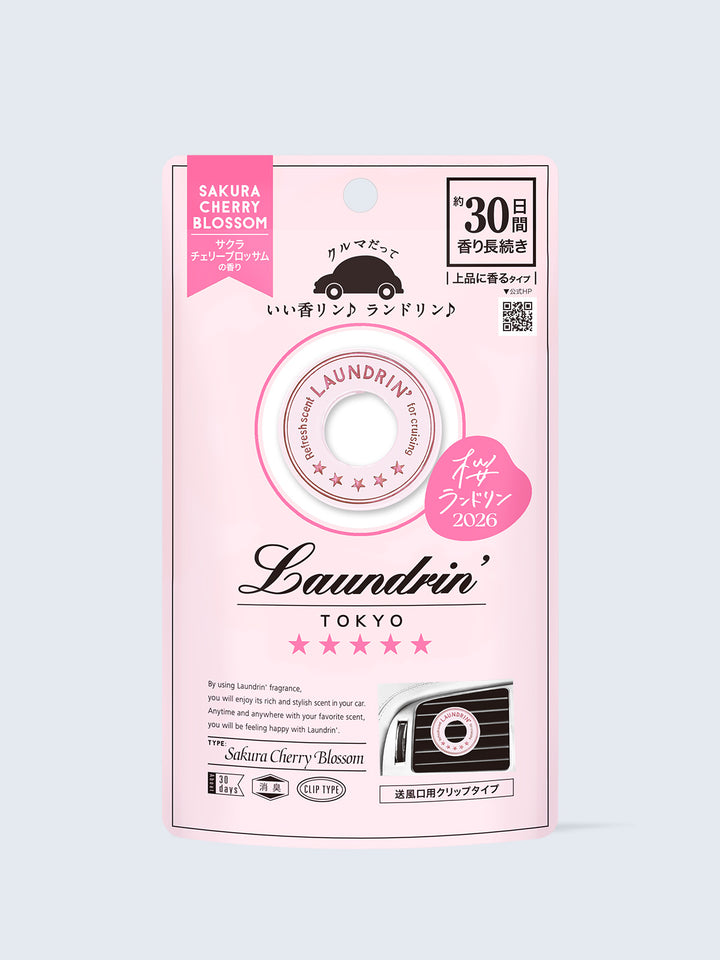 車用フレグランス サクラチェリーブロッサム2026 ランドリン 1個