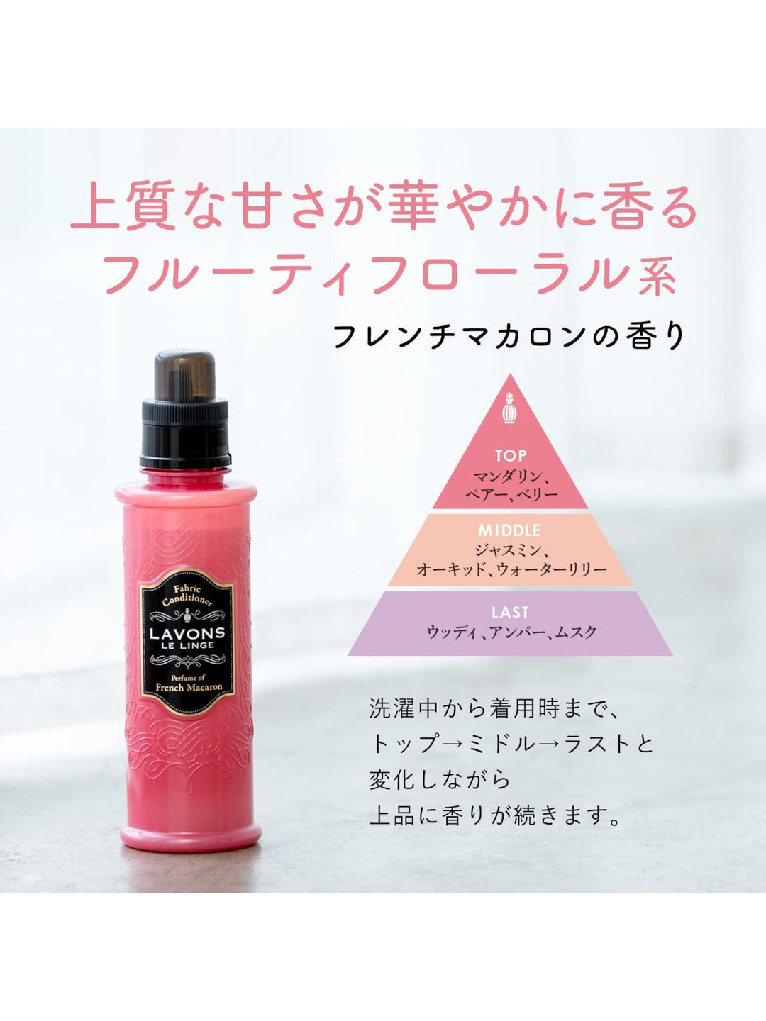 柔軟剤 詰替4倍 フレンチマカロン ラボン 1920mL - NatureLab Store