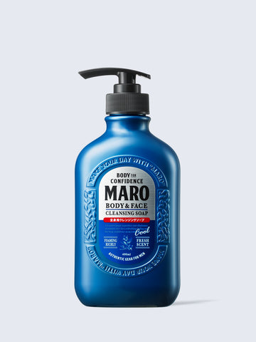クール】ボディソープ [全身用 顔も洗える] MARO マーロ 400mL