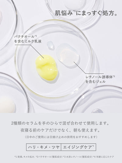 ダーマセラム バクチオール 1％×レチノール誘導体 SHIMBI METHOD 30ML