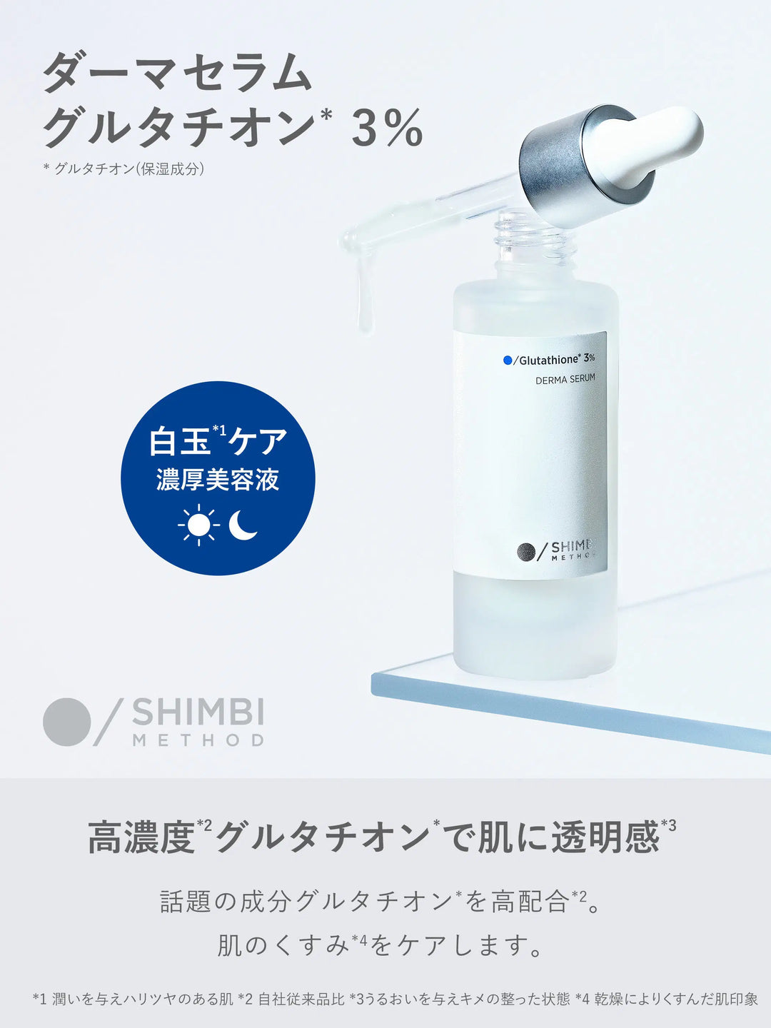 ダーマセラム グルタチオン3% SHIMBI METHOD 30ML - NatureLab Store