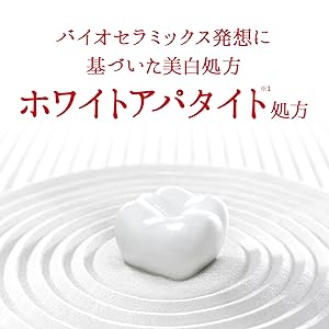 バイオセラミックス発想に基づいた美白処方「ホワイトアパタイト処方(※1)」