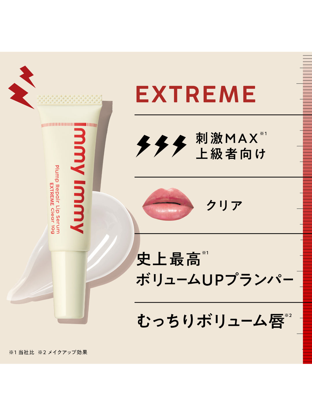 プランプリペア リップセラム エクストリーム クリア immy immy 10G