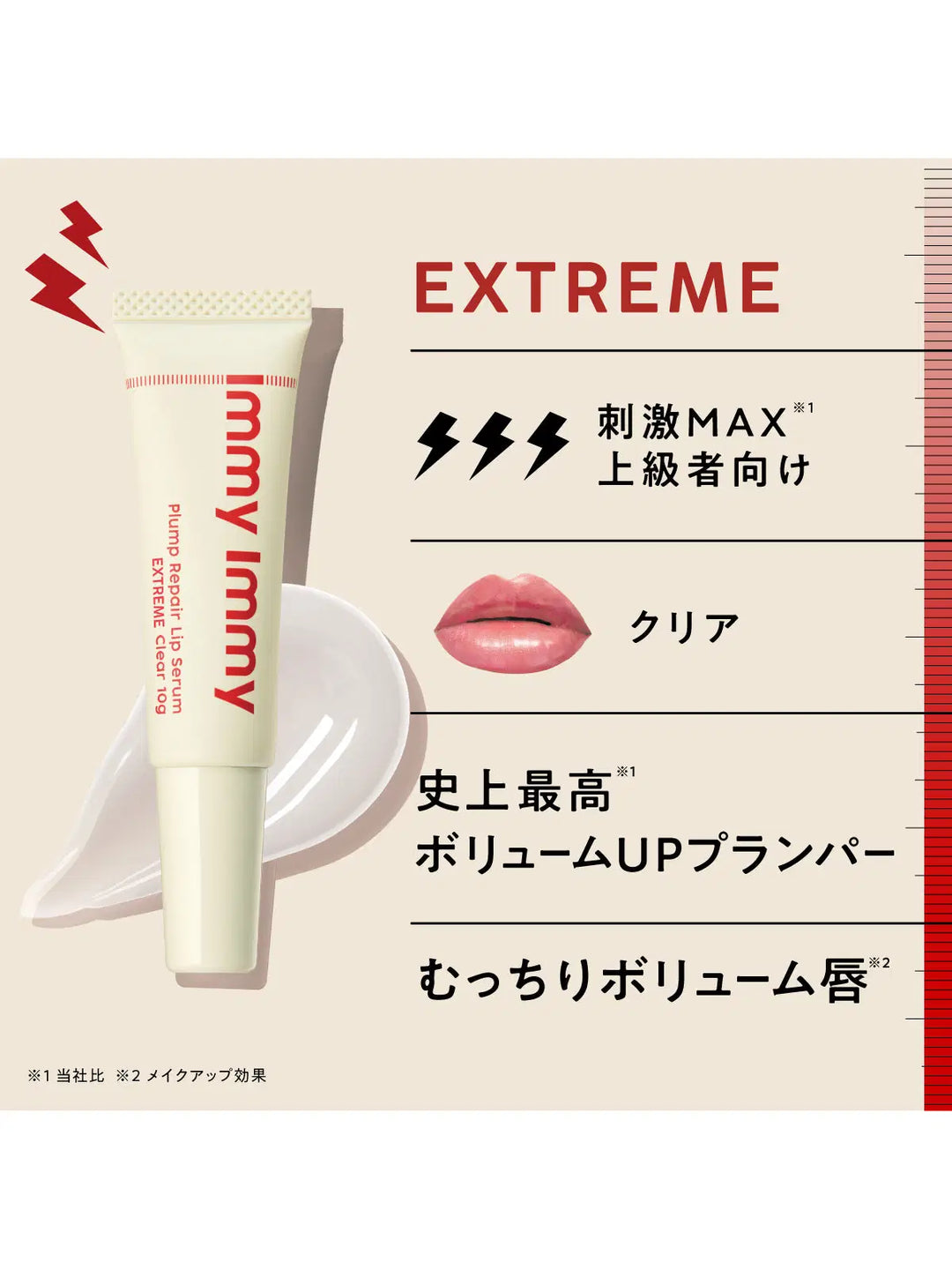 プランプリペア リップセラム エクストリーム クリア immy immy 10G