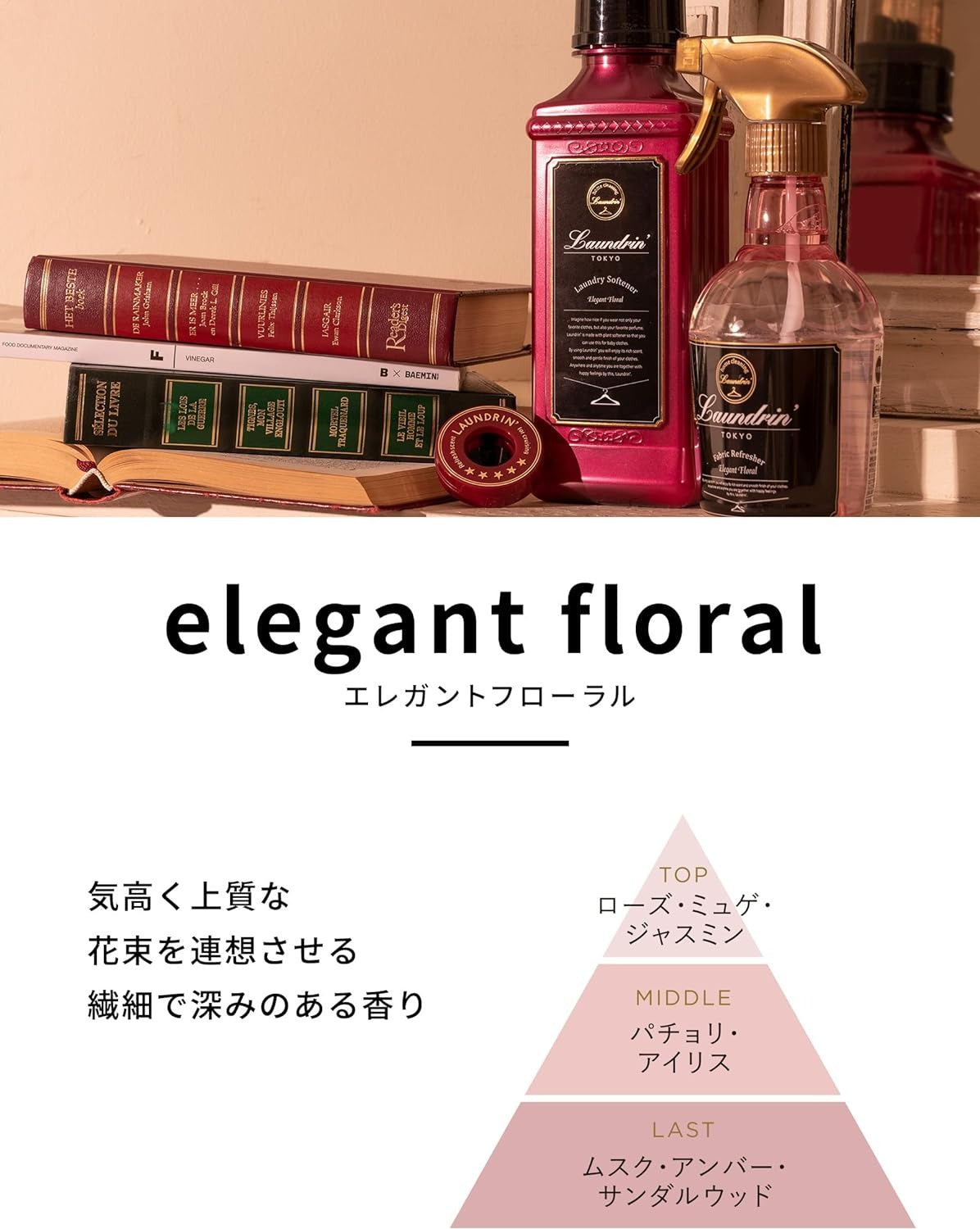 ファブリックミスト エレガントフローラル ランドリン 370mL