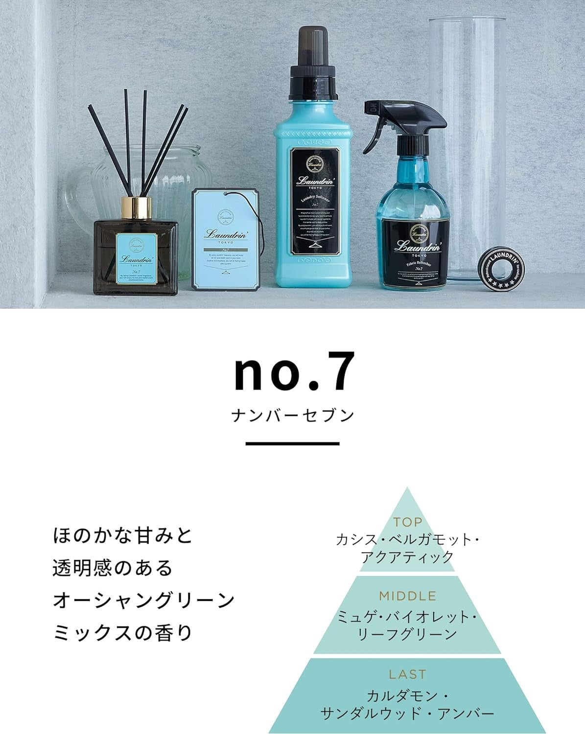 ファブリックミスト 詰替 No.7 ランドリン 320mL