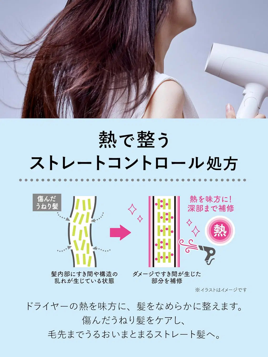 ハローダイアン グッバイ ストレート＆モイスト シャンプー＆トリートメント パーフェクトビューティー 400mL×2