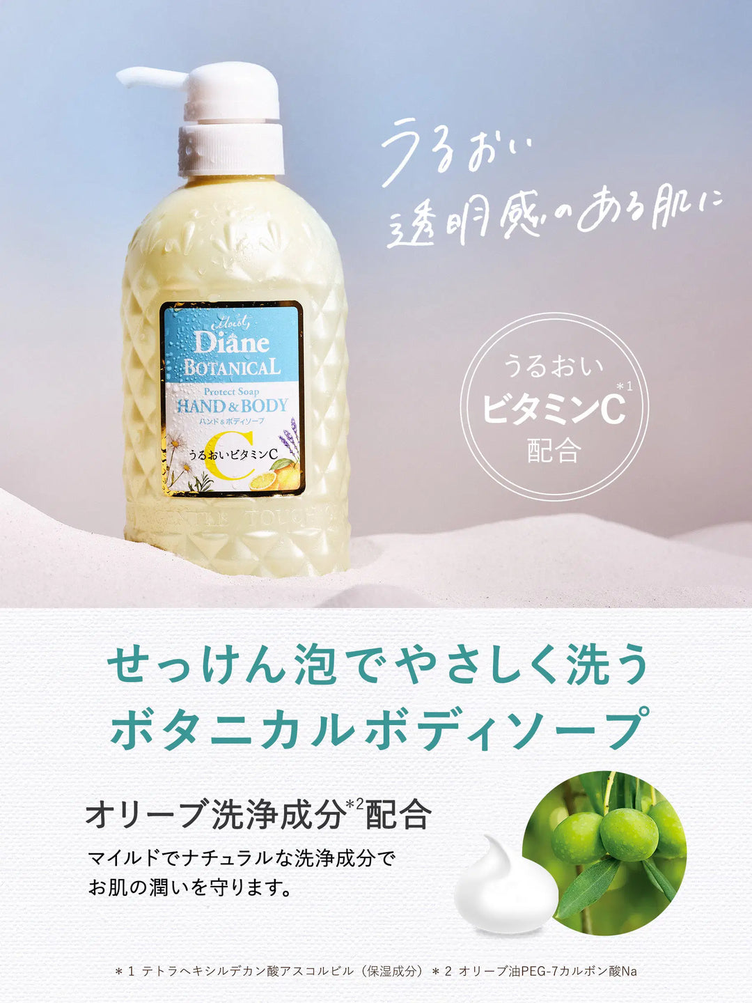 ハンド＆ボディソープ シトラス＆ホワイトティーの香り ダイアン