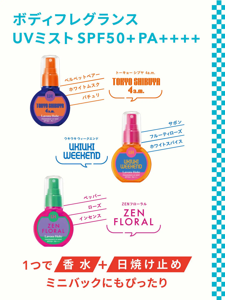香ルUVミスト ZENフローラル ラボンホリック 60ml - NatureLab Store