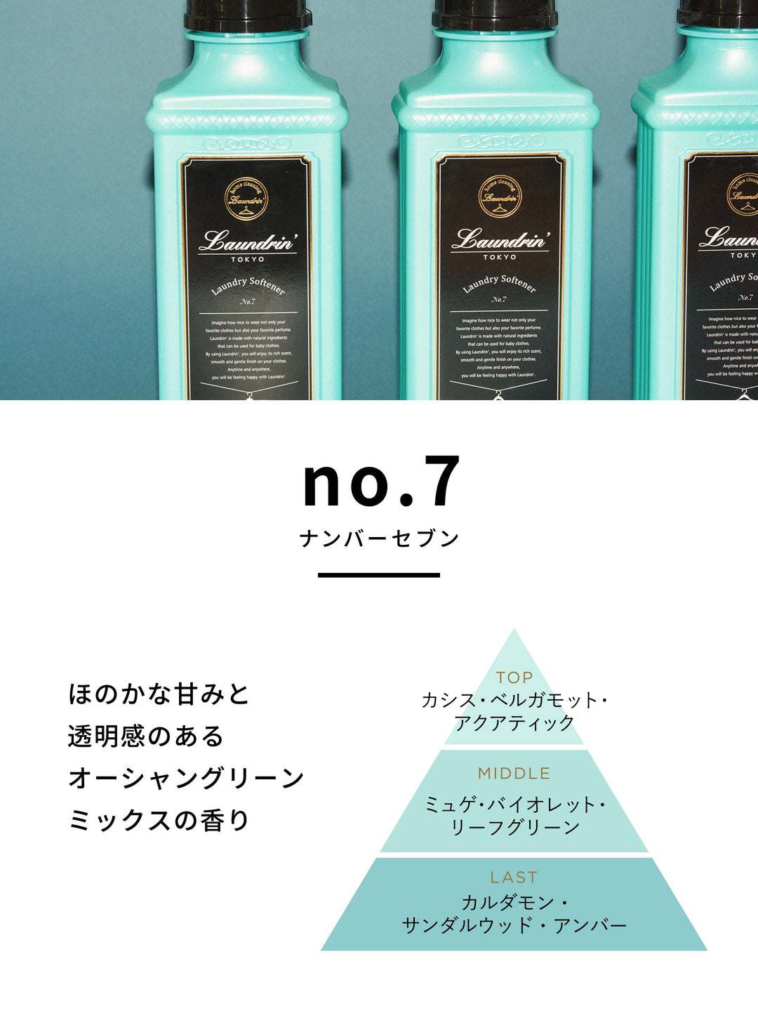 柔軟剤 No.7 ランドリン 600mL