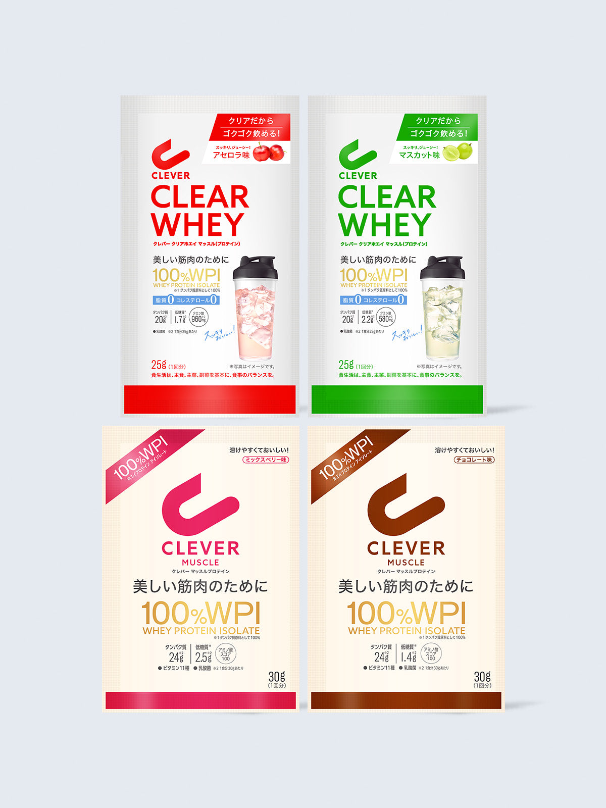 【送料無料】クレバーお試し4種アソートセット