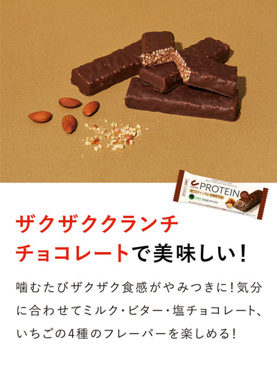 【アウトレット】プロテインバー 12個セット 塩チョコレート クレバー