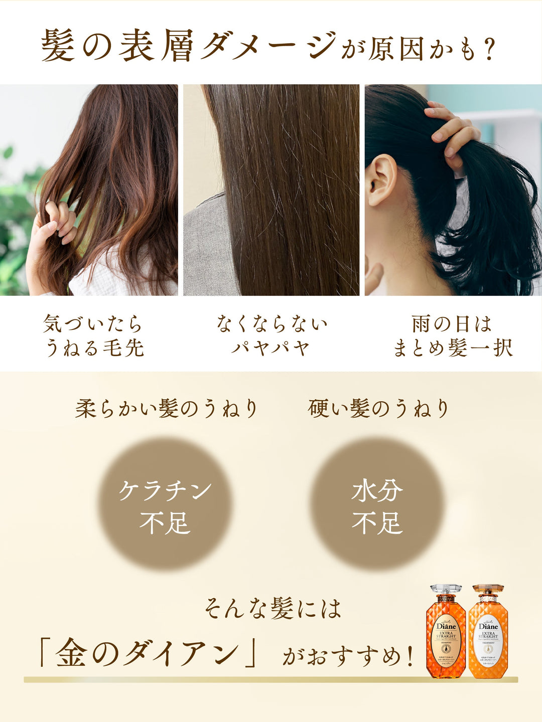 シャンプー [ストレート] フローラル&ベリーの香り ダイアン パーフェクトビューティー エクストラストレート 450mL