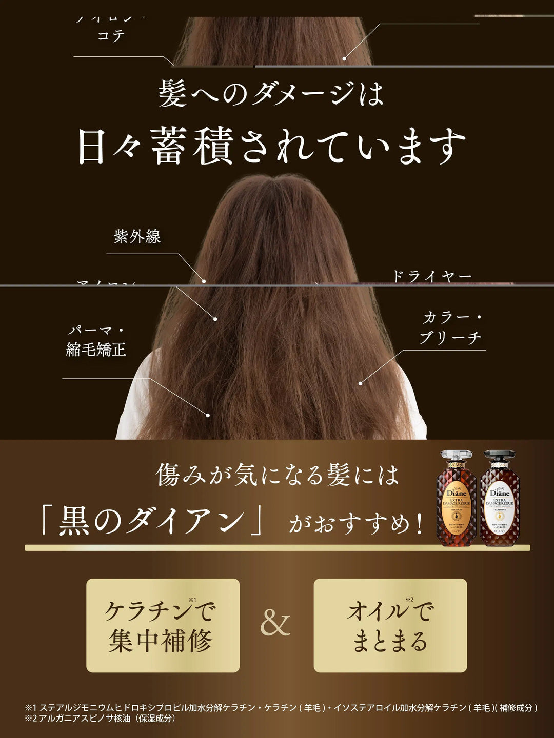 シャンプー [ダメージ補修] フローラル&ベリーの香り ダイアン