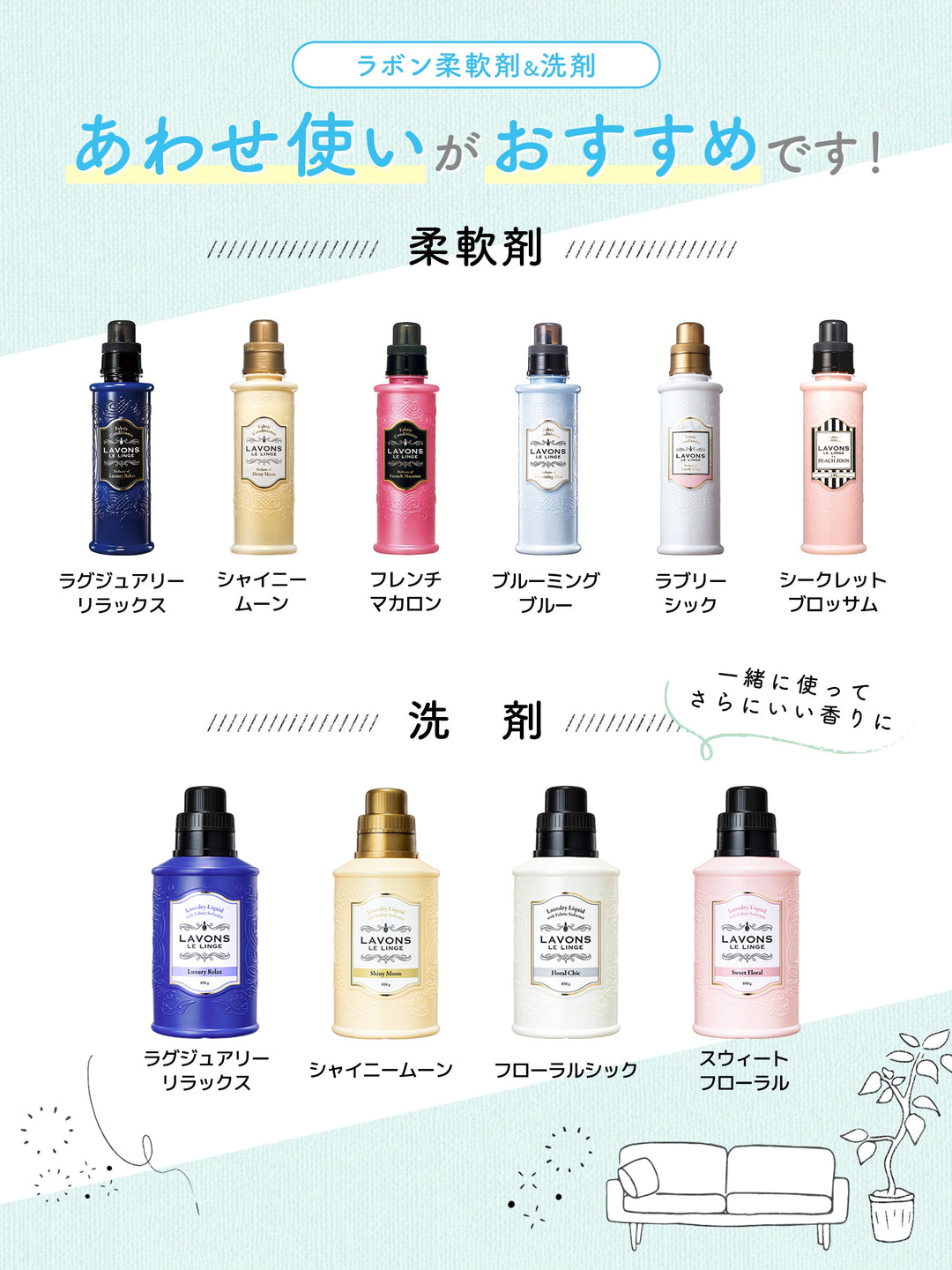 柔軟剤 2倍 詰替 ラブリーシック 960mL - NatureLab Store – NatureLab