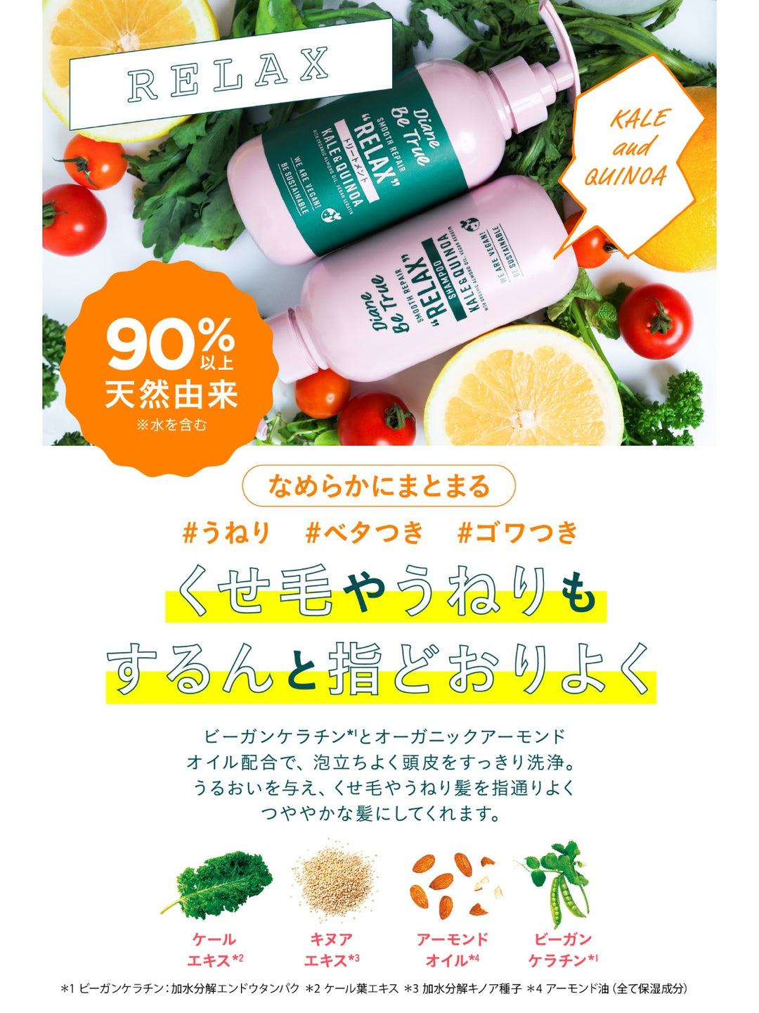 トリートメント [ストレート] リラックスベジーの香り ダイアン