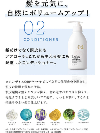 コンディショナー [ハリコシ] フローラルハーブの香り ボズレー プロフェッショナル 360mL