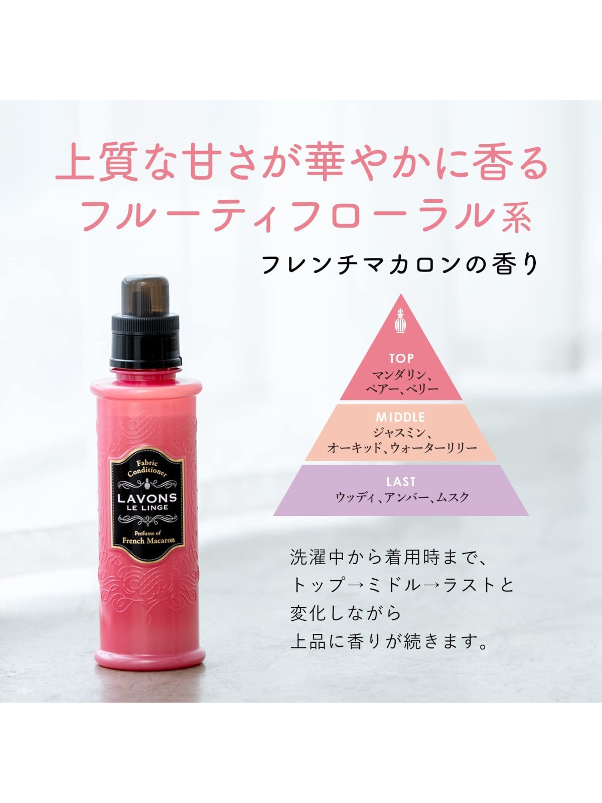 柔軟剤 詰替 フレンチマカロン ラボン 480mL - NatureLab Store