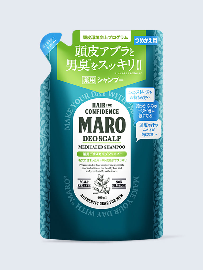 医薬部外品】薬用 シャンプー [頭皮ケア] グリーンミントの香り MARO