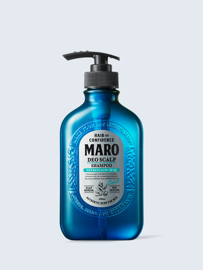 【クール】デオスカルプ シャンプー [頭皮ケア] グリーンミントの香り MARO マーロ 400mL