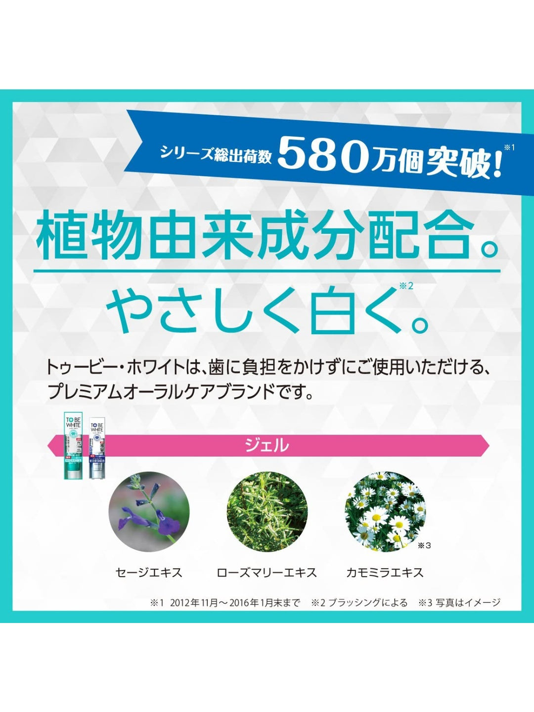 医薬部外品】 薬用 ホワイトニング ジェルハミガキ プレミアム [電動歯ブラシ対応] トゥービー フレッシュ 60g - NatureLab Store