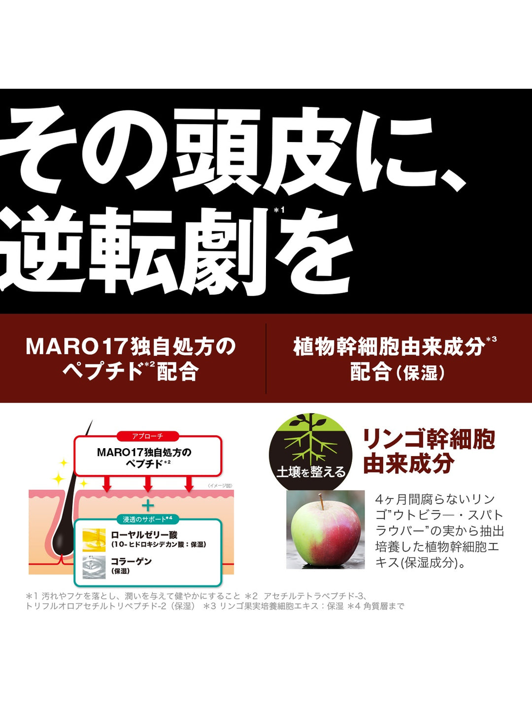 頭皮用エッセンス コラーゲン ショット [頭皮ケア] 無香料 MARO17 マーロ17 50mL - NatureLab Store